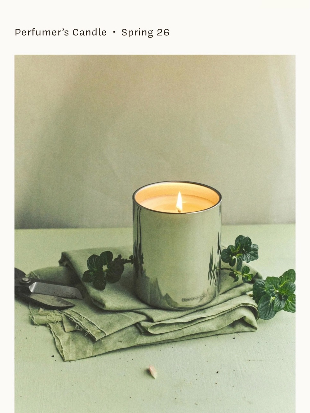 Ffern Perfumers Candle Spring 26